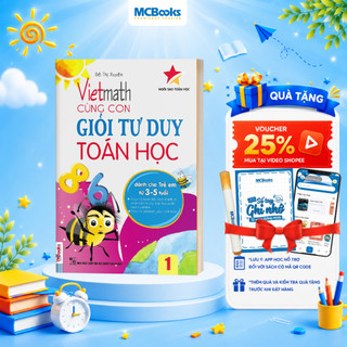 Sách - vietmath - cùng con giỏi tư duy toán học tập 1