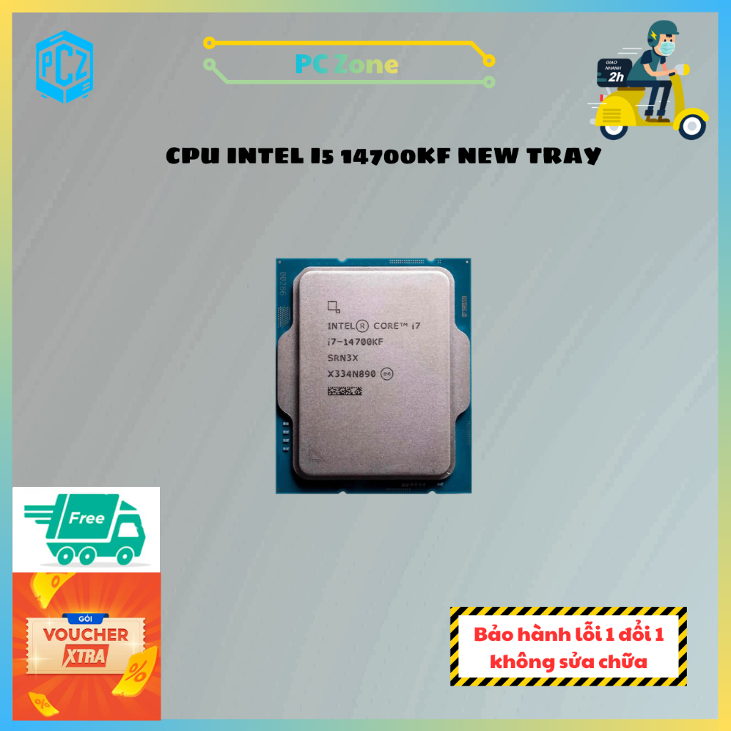 CPU - Bộ vi xử lý Intel I7 14700KF NEW TRAY BẢO HÀNH 36 THÁNG