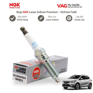 Bộ 4 bugi dùng cho VinFast Fadil 2019+ chính hãng NGK Laser Iridium Predium