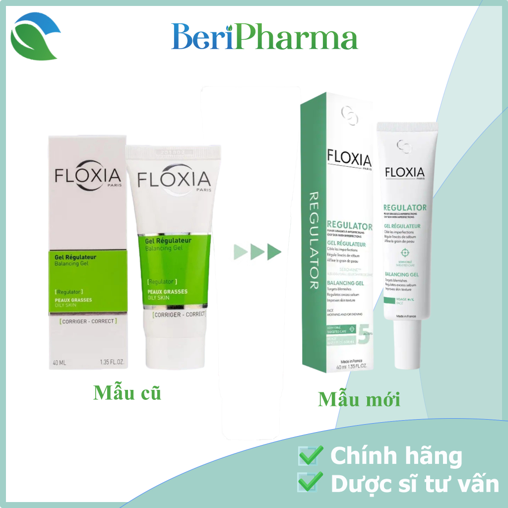 ✅[CHÍNH HÃNG] Floxia Gel Dưỡng Cho Da Dầu, Giúp Giữa Ẩm Và Làm Dịu, Ngăn Mụn Balancing Gel Regulator