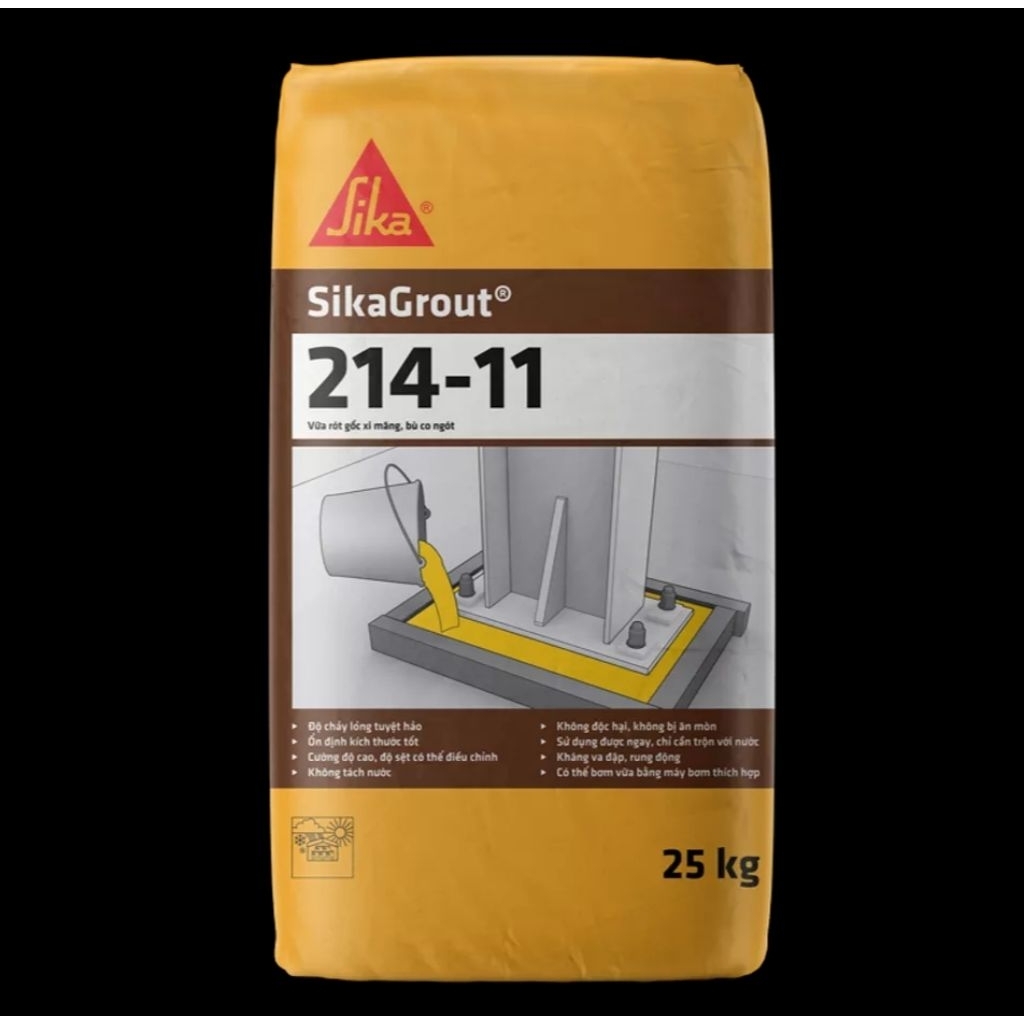 Sika Grout 214-11 bao 25kg - Vữa rót tự san phẳng