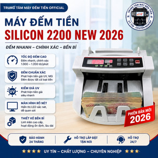 Máy đếm tiền SL 2600C, mẫu mới 2026, nhỏ gọn, tiện ích, cn mỹ chính hãng new