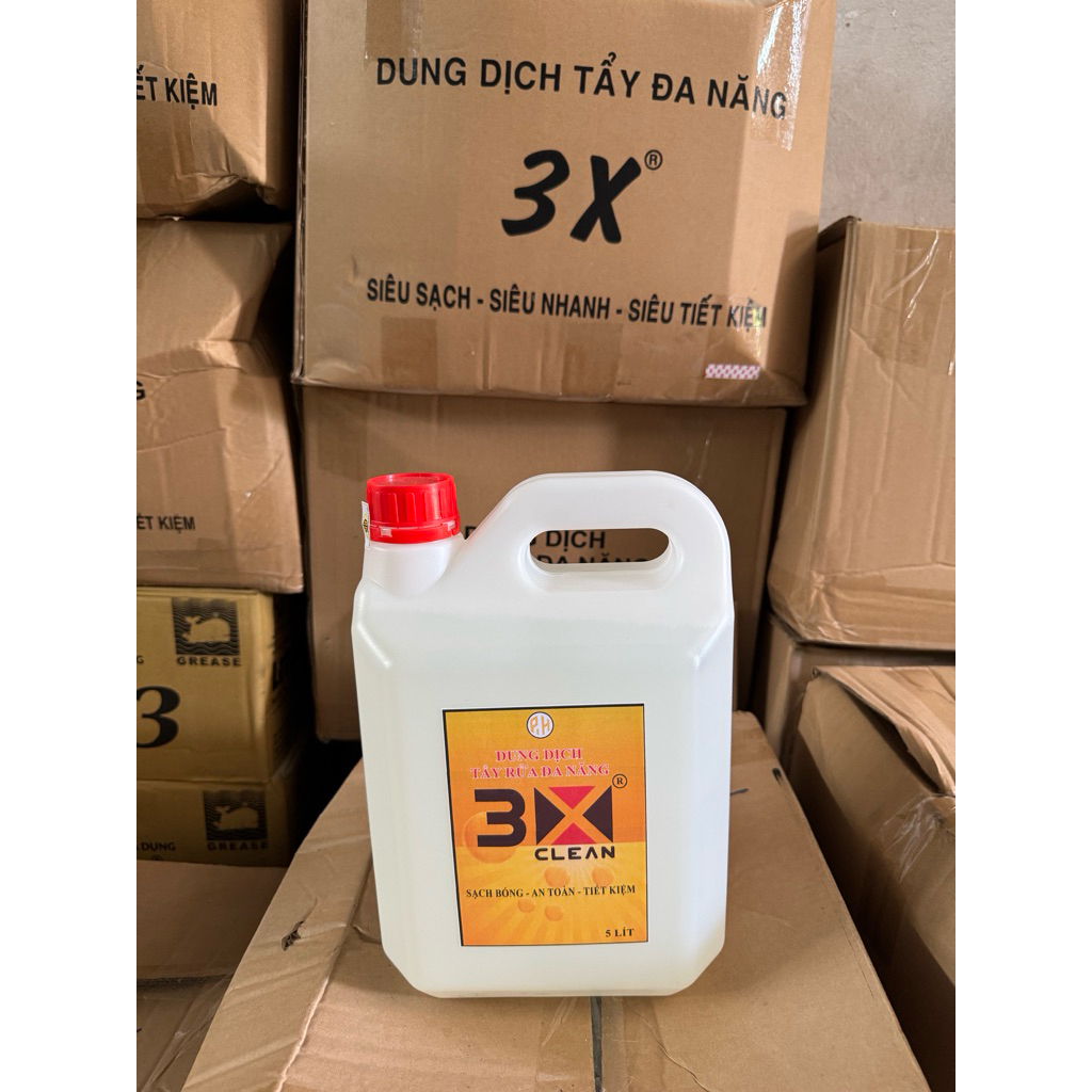 Tẩy đa năng 3X Clean - Dung tích 5L