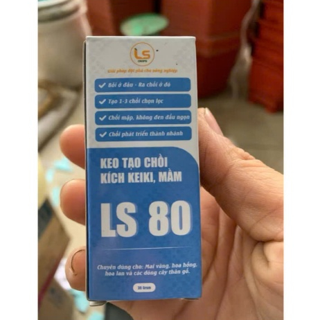 Keo kích chồi ls80,keo tạo chồi keo kích mầm ls80 không đen đầu ngọn lọ 30g