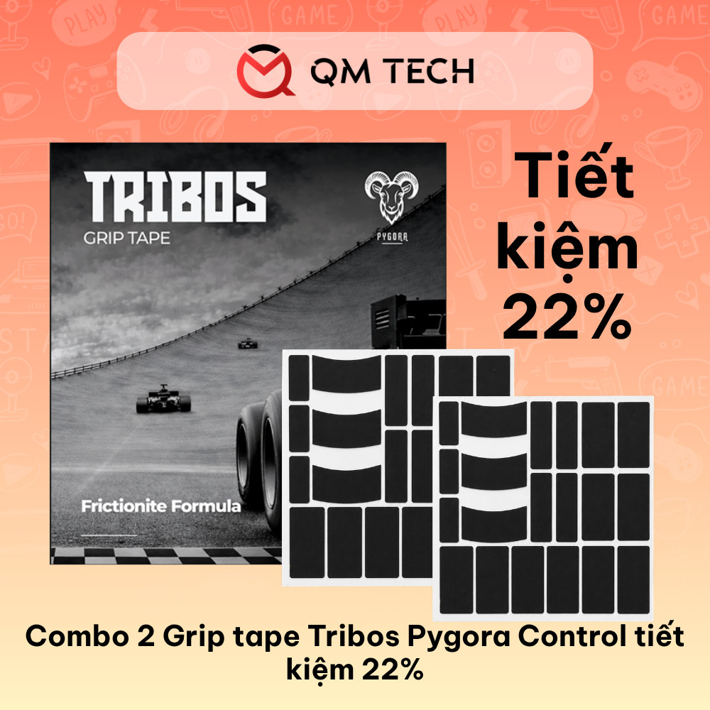 [Must Try] Miếng dán chuột Griptape siêu dính Pygora Tribos Universal | QMTECH STORE