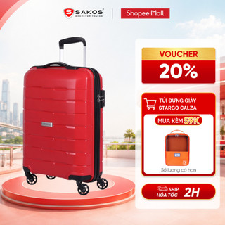 Vali kéo nhựa du lịch stargo topaz z22 size s nhựa pp cao cấp khóa tsa độ bền cao