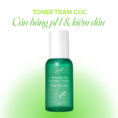 Toner tràm cúc kiềm dầu, cấp ẩm, ngừa mụn, cân bằng, dịu nhẹ cho da nhạy cảm GUO 100ml