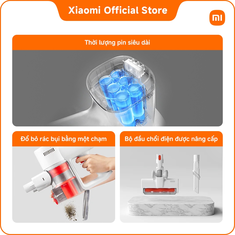 Máy Hút Bụi Xiaomi G20 Lite EU |Công suất hút tối đa 18.000 Pa| Công nghệ phát hiện bụi bằng ánh sáng trắng | BigBuy360 - bigbuy360.vn