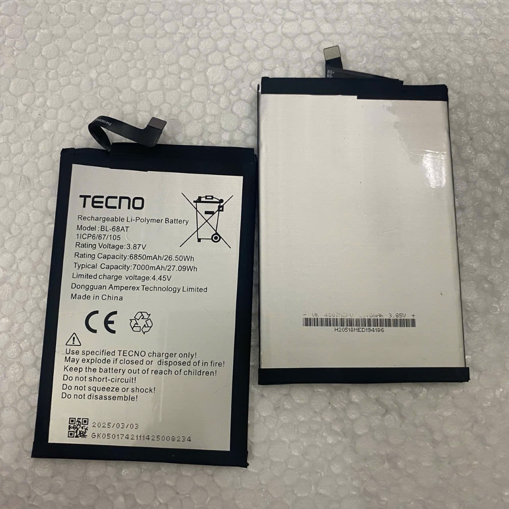 Pin Tecno BL-68AT / Pova 2 / Pova 3 - 7000mAh