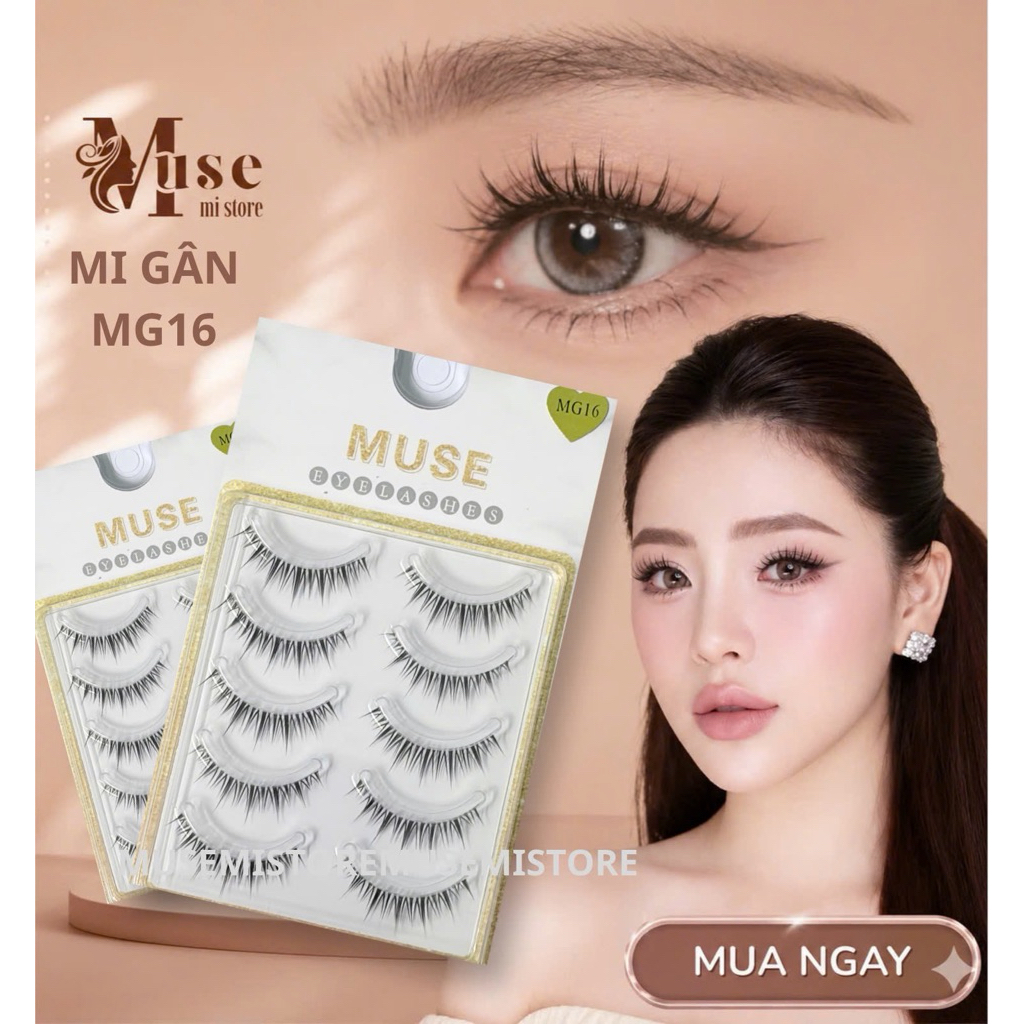 MI MUSE MG16  MI GÂN TRONG, MI GIẢ SỢI MỎNG NHẸ TỰ NHIÊN - Muse_Mi_Store