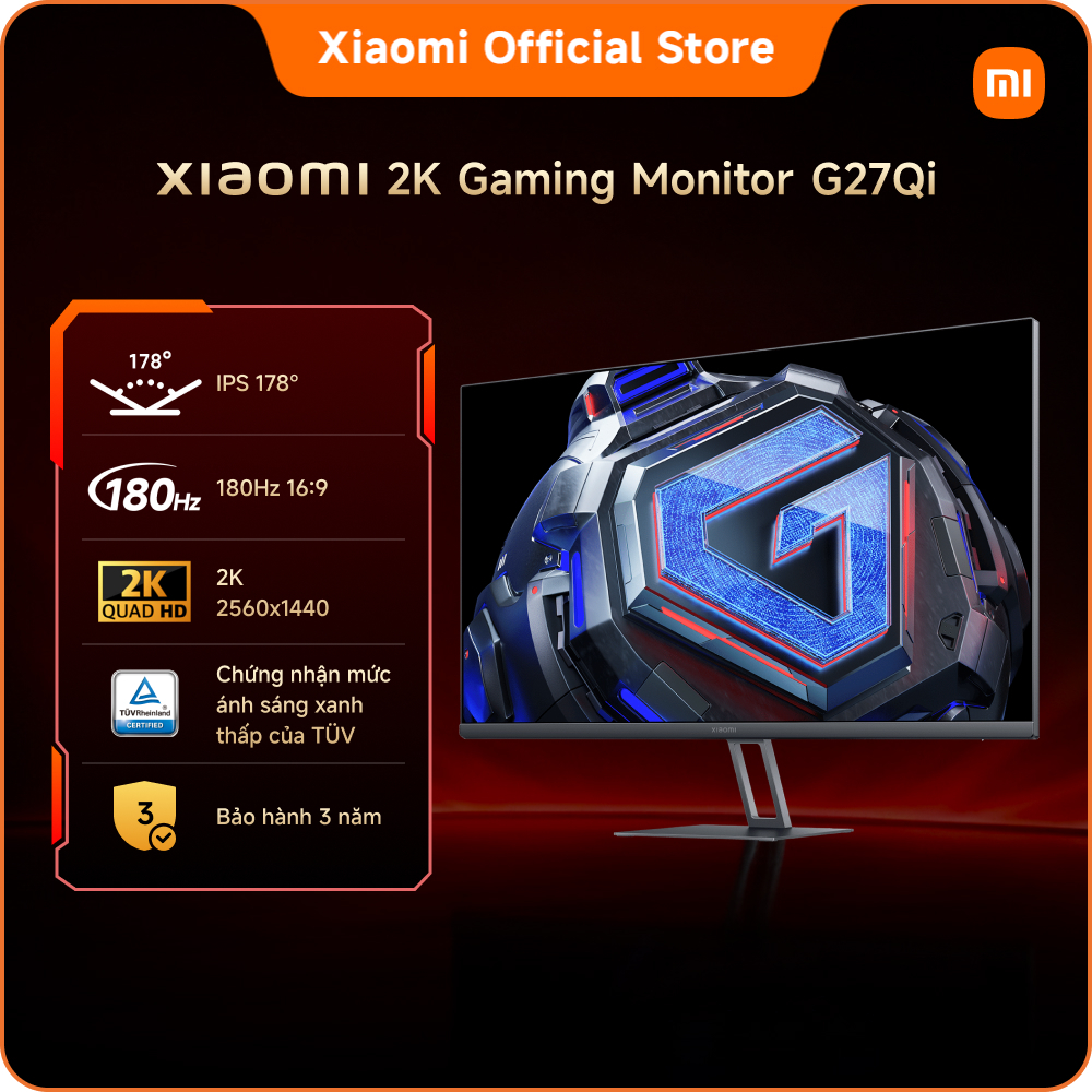 Màn hình máy tính Xiaomi Gaming Monitor G27Qi | Màn hình LCD Fast 27 inch｜Chất lượng hình ảnh 2K rõ 