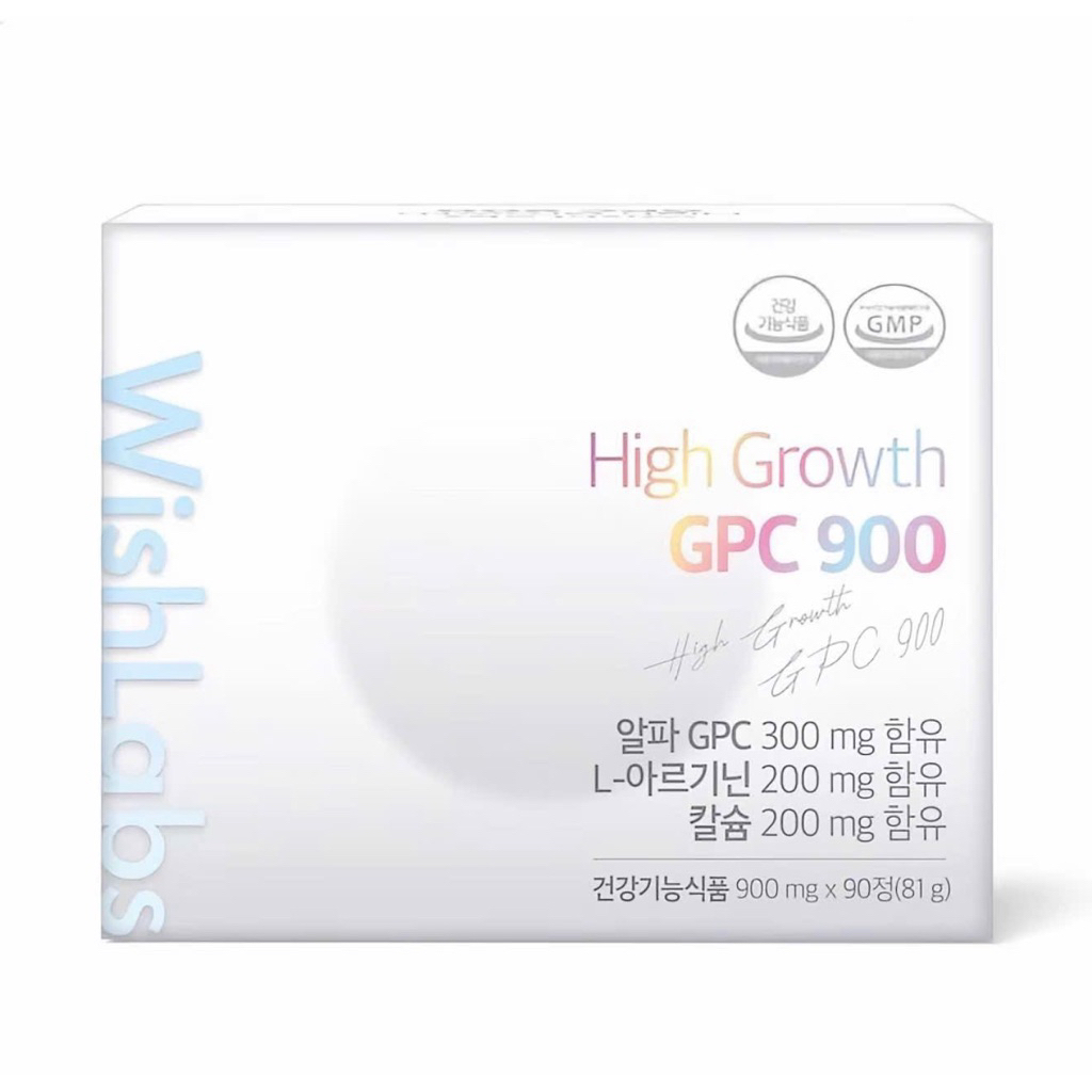 Viên Uống Hỗ Trợ Tăng Chiều Cao High Growth GPC WishLabs 90 viên