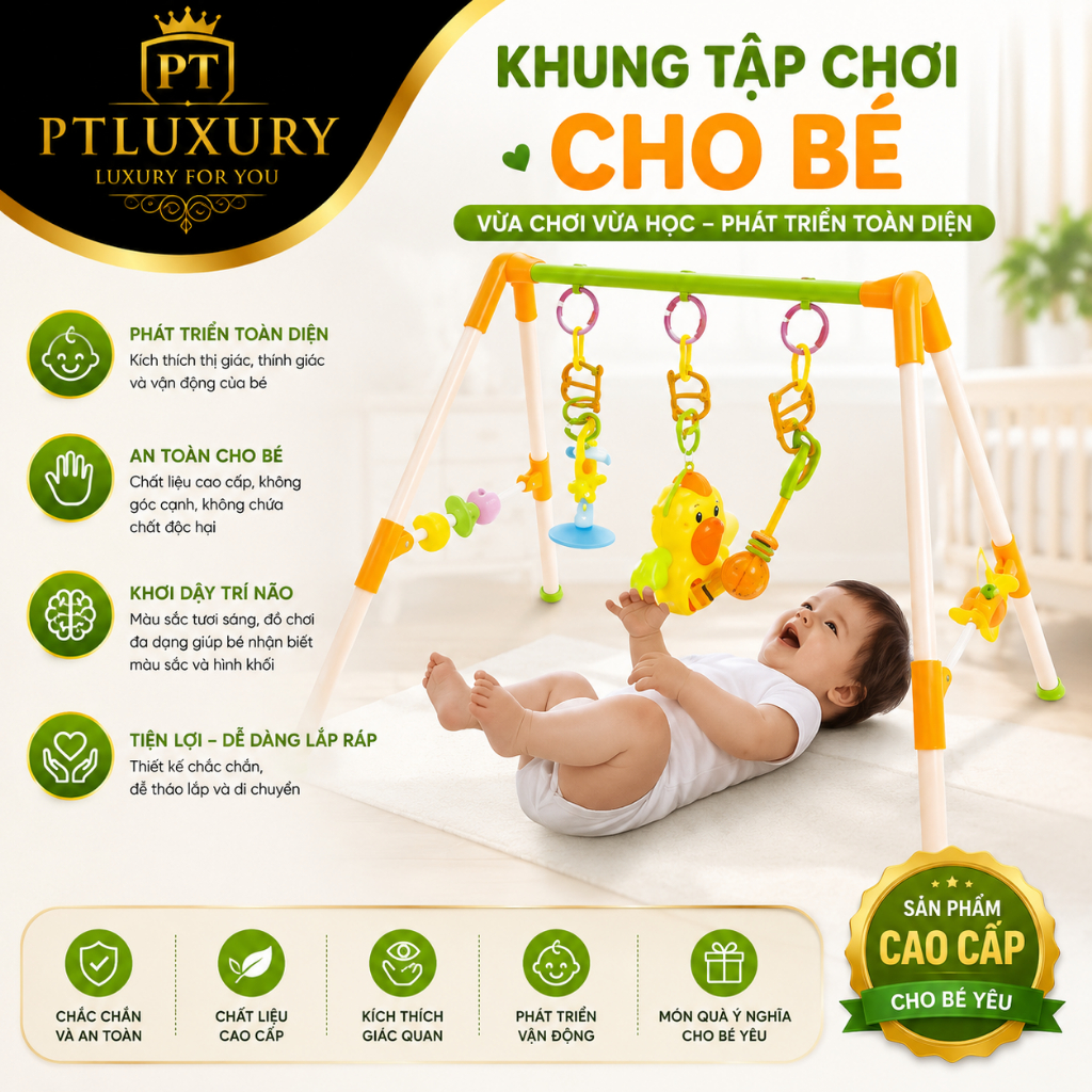 Kệ chữ A PLSHARK con vẹt có nhạc cho bé yêu