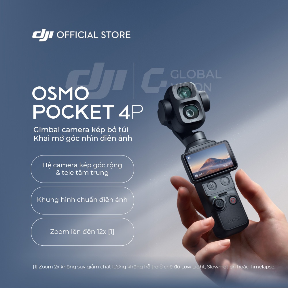 (Siêu phẩm mới) DJI Osmo Pocket 4P Camera Vlog 4K | CMOS 1-inch (DJI OP 4P) | BigBuy360 - bigbuy360.vn