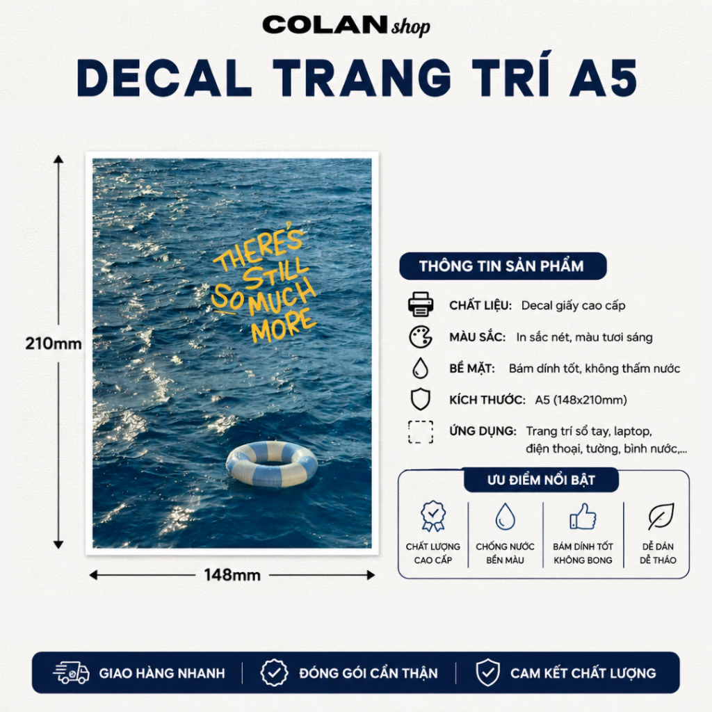 Decal Trang Trí A5 Kim Tuyến