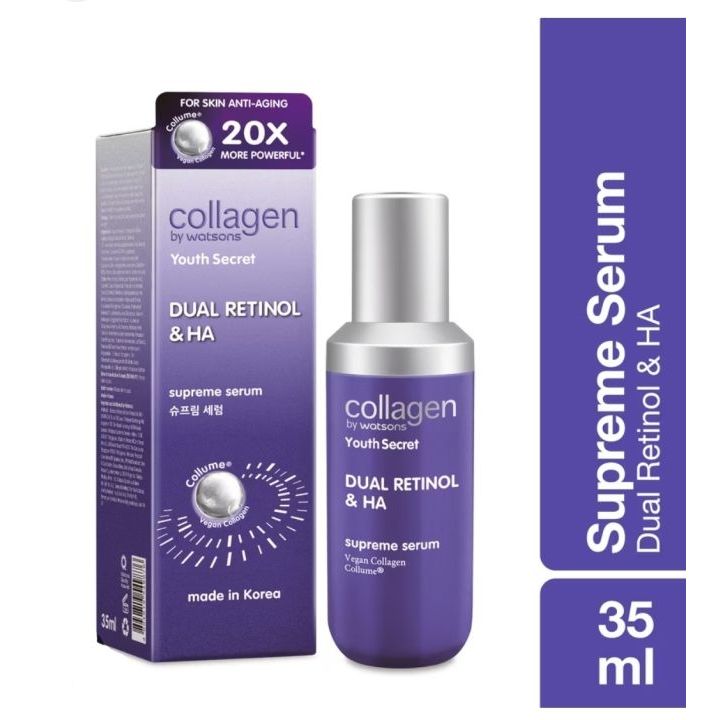 Kem dưỡng da Collagen by Watsons Youth Secret Dual Retinol & HA Kem dưỡng da Collagen by Watsons You