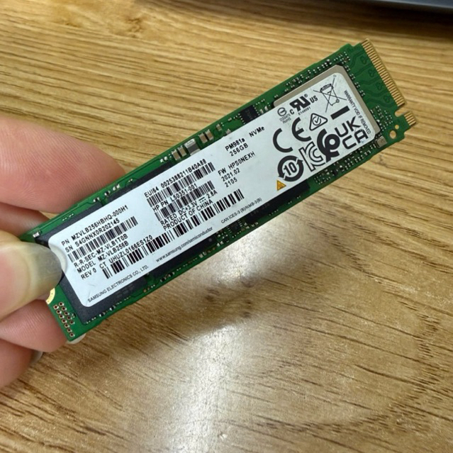 Ổ cứng NVMe Samsung Pm981 256gb có dram sk>95%