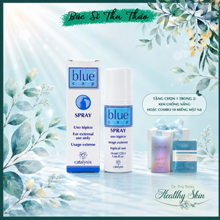 [50ml] Blue Cap Spray Xịt cải thiện ngứa, kích ứng, mẫn đỏ, bong tróc da