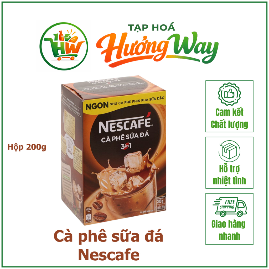 Cà Phê Sữa Đá Nescafe 10 gói *20gr - Tạp Hóa Hưởng Way