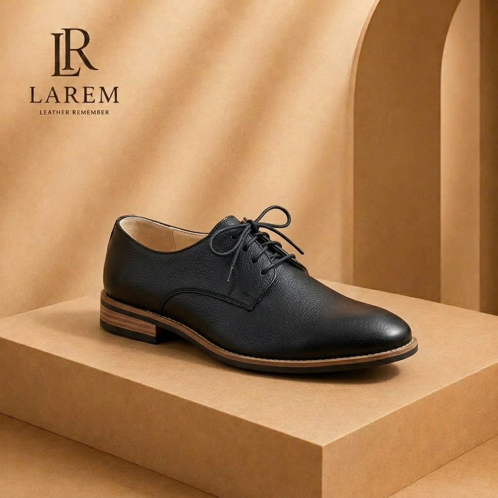 Giày Tây Da Nam LAREM Executive – Đen