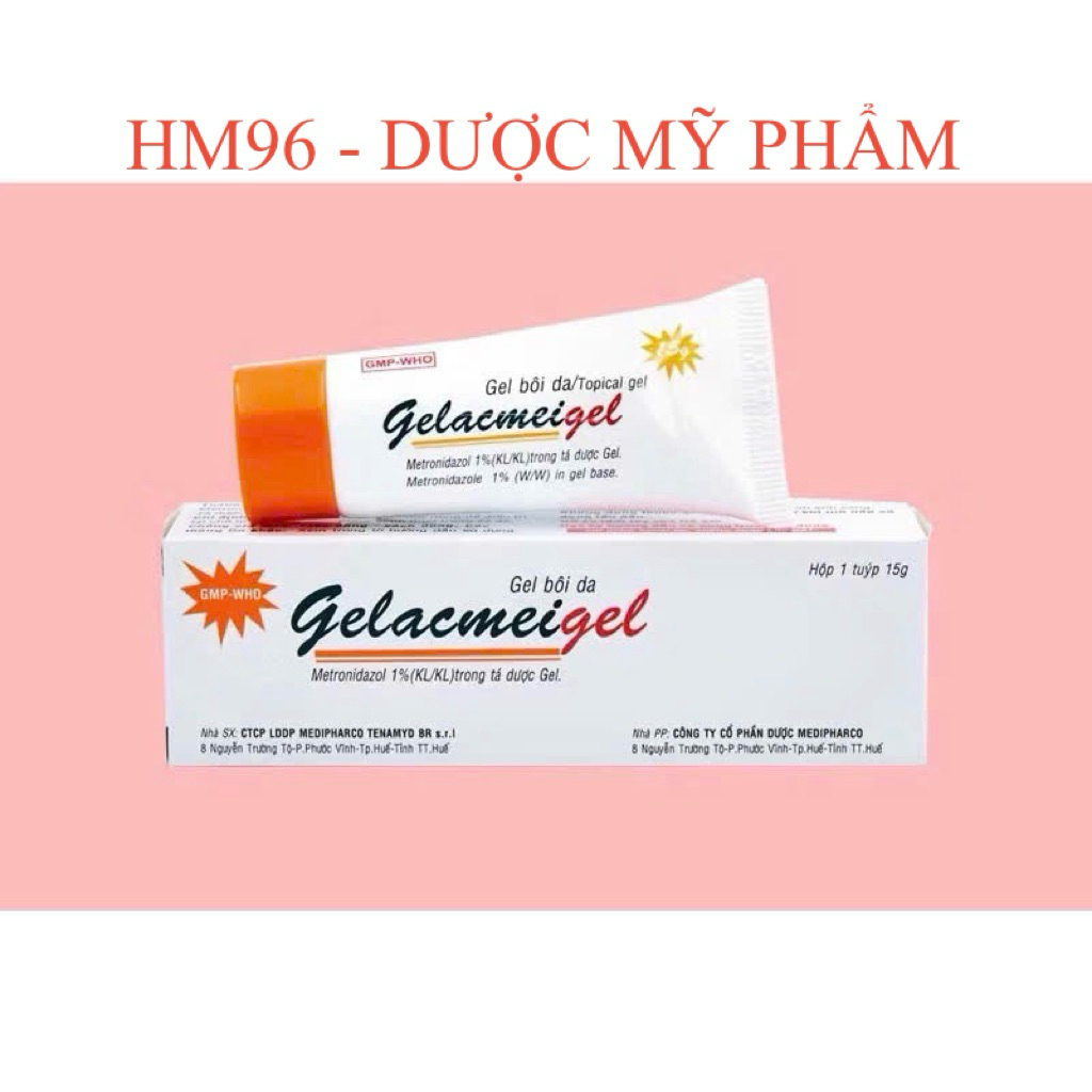 Gel thoa giảm mụn Gelacmeigel 15gr - MEDIPHARCO