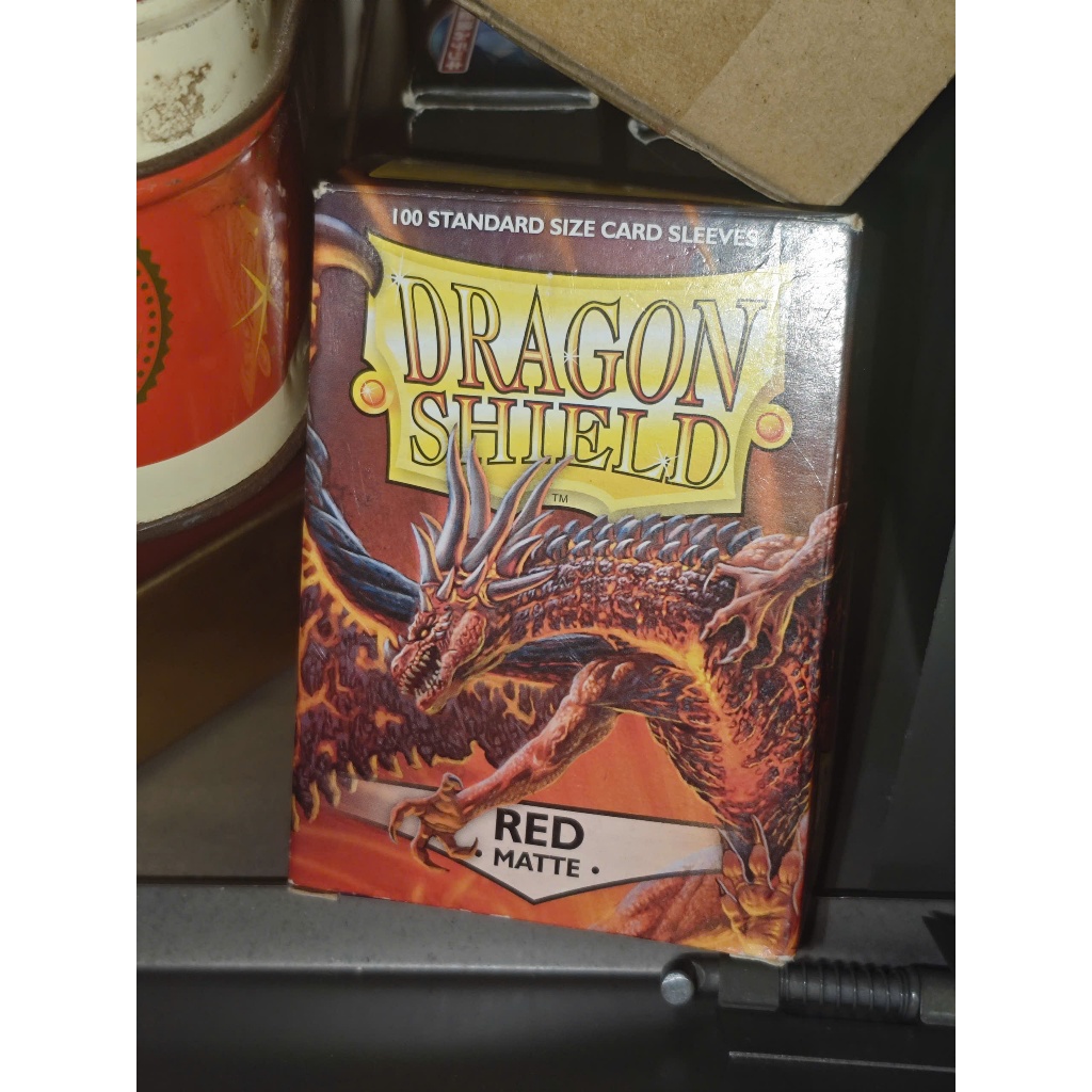 [New] Bọc bài Dragon Shield lẻ 1 cái_Double Sleeve_Red(Mate)_Standard Sleeve chính hãng Dragon Shiel