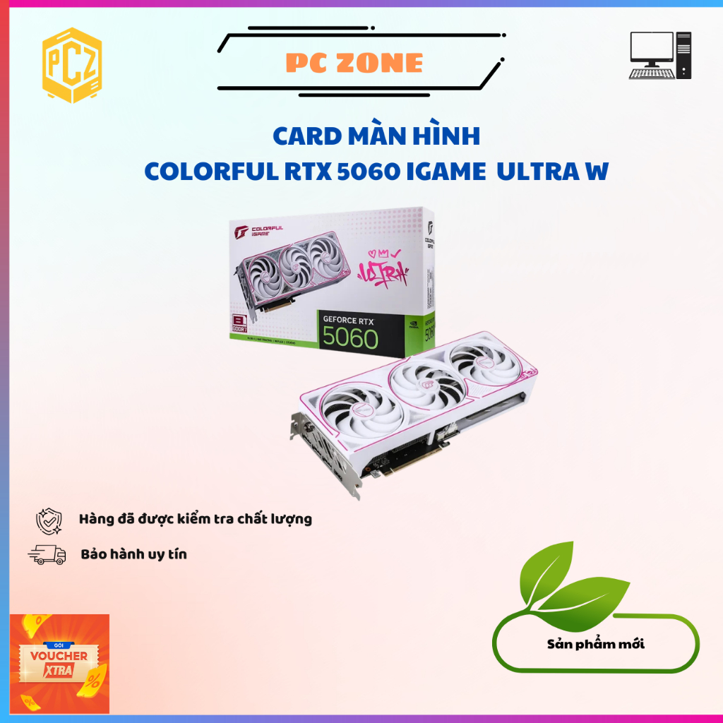VGA - Card Màn Hình COLORFUL IGAME RTX 5060 ULTRA W OC 8GB
