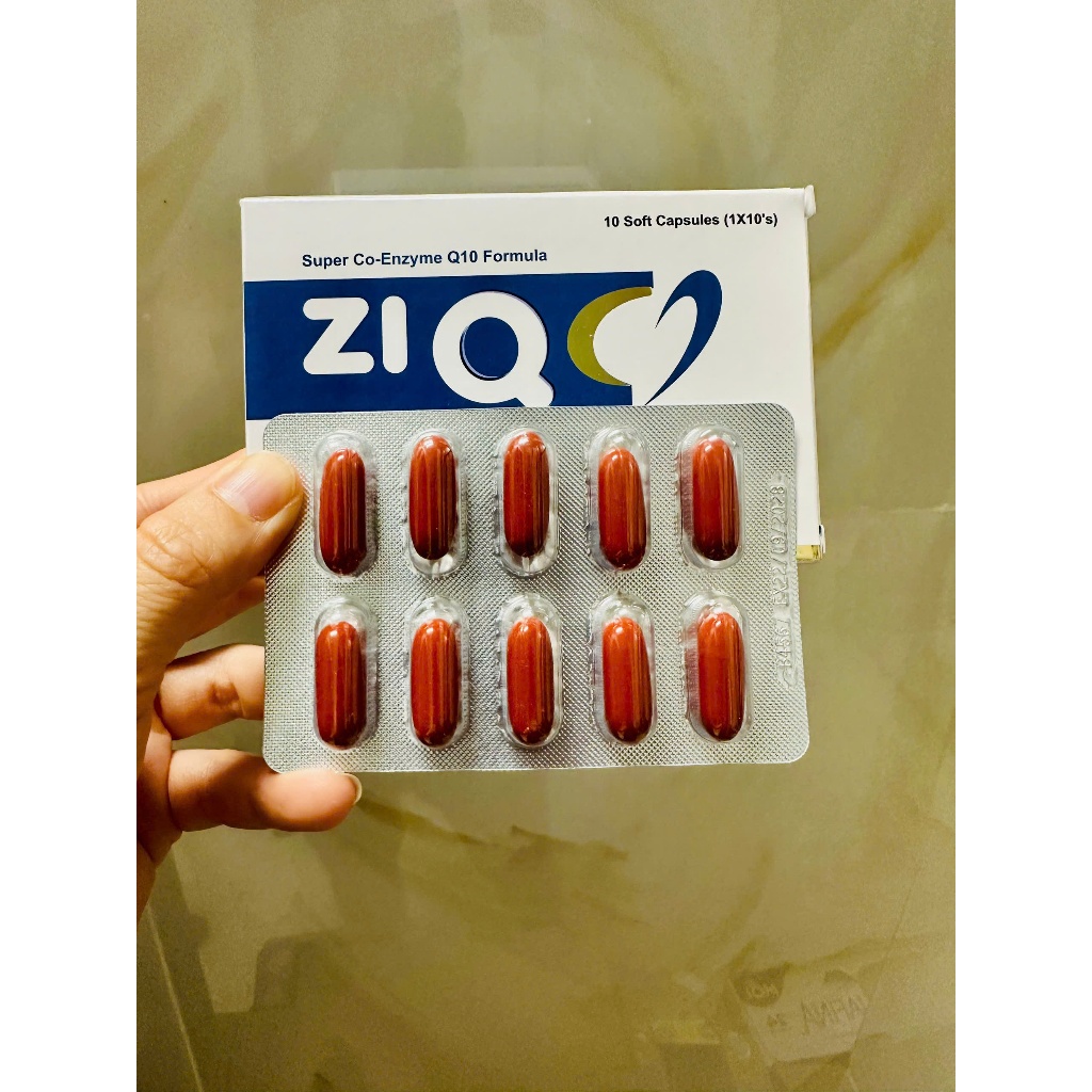 ZIQ BỔ SUNG CO-ENZYM Q10 CHẤT CHỐNG OXY HOÁ (HỘP 10 VIÊN)