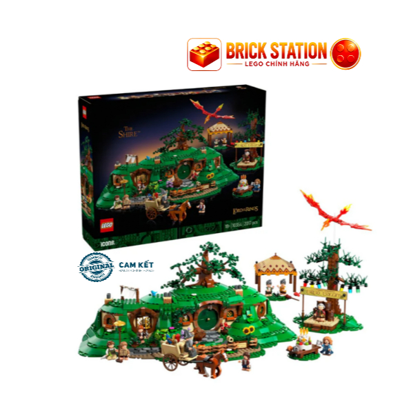 [HCM] LEGO Đồ Chơi Lắp Ráp Chúa Tể Những Chiếc Nhẫn: Shire ICONS 10354