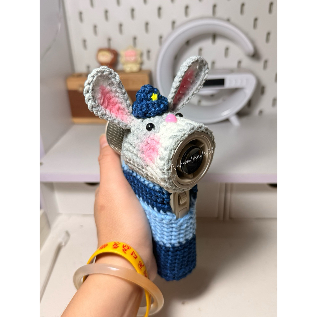 (Mẫu ULTRA 2 nhà Nù) Vỏ bọc quạt cầm tay JISULIFE ULTRA 2 bằng len Nuhandmade39 (nhận móc theo yêu c