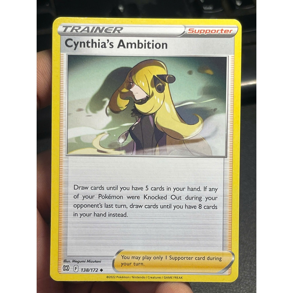 [KW2 Pokemon] [EN] Thẻ Cynthia's Ambition - 138/172 - Uncommon