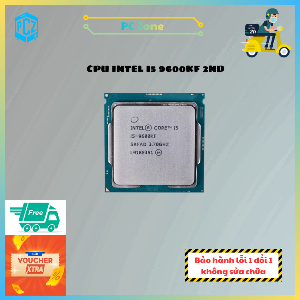 CPU - Bộ vi xử lý Intel I5 9600KF - 2ND