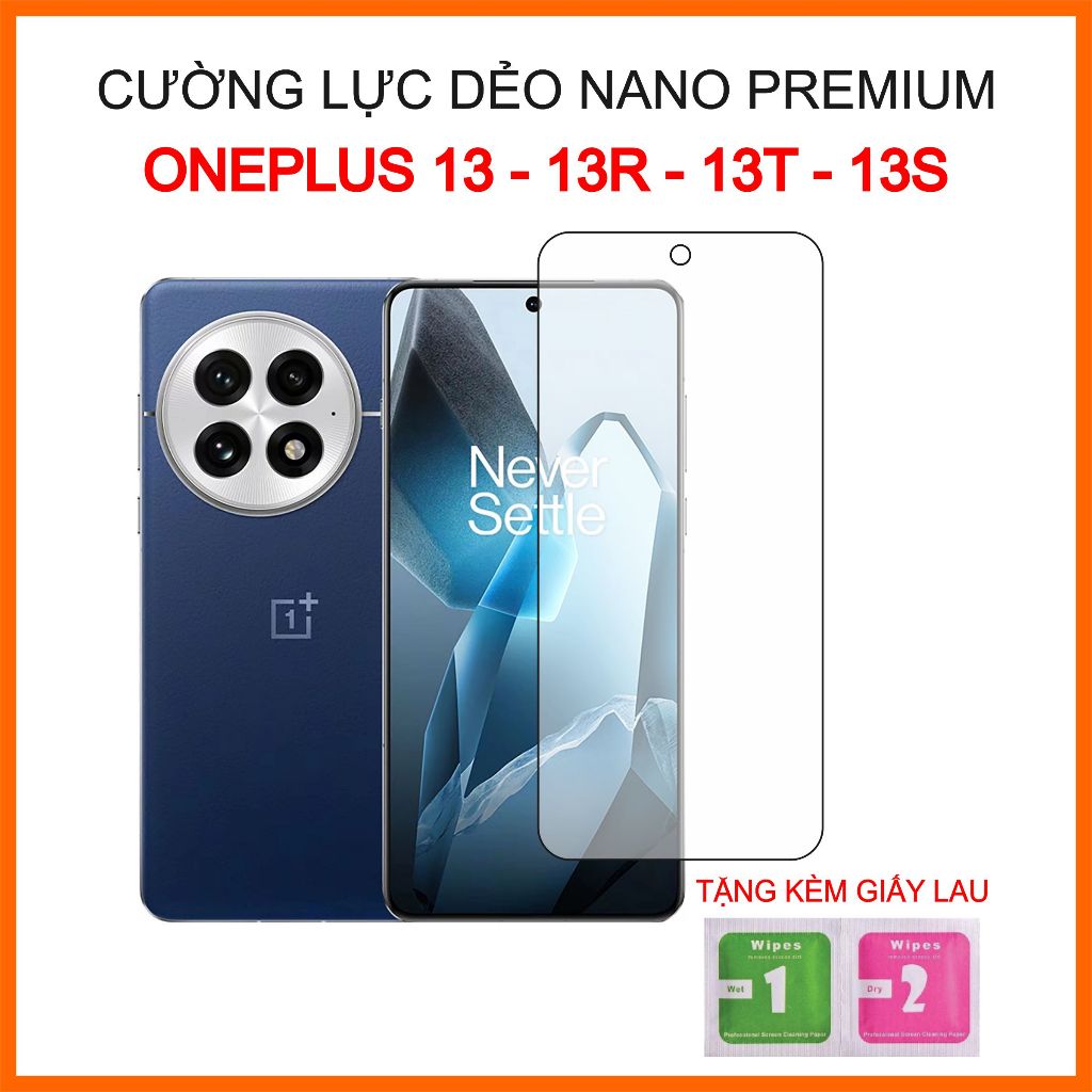 Cường lực dẻo Oneplus 13, 13R, 13T, 13S cường lực 9H+