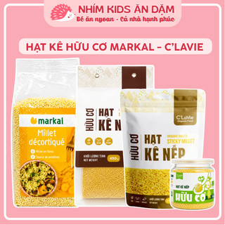 Hạt kê nếp hữu cơ tách vỏ markal clavie 200gr 500gr