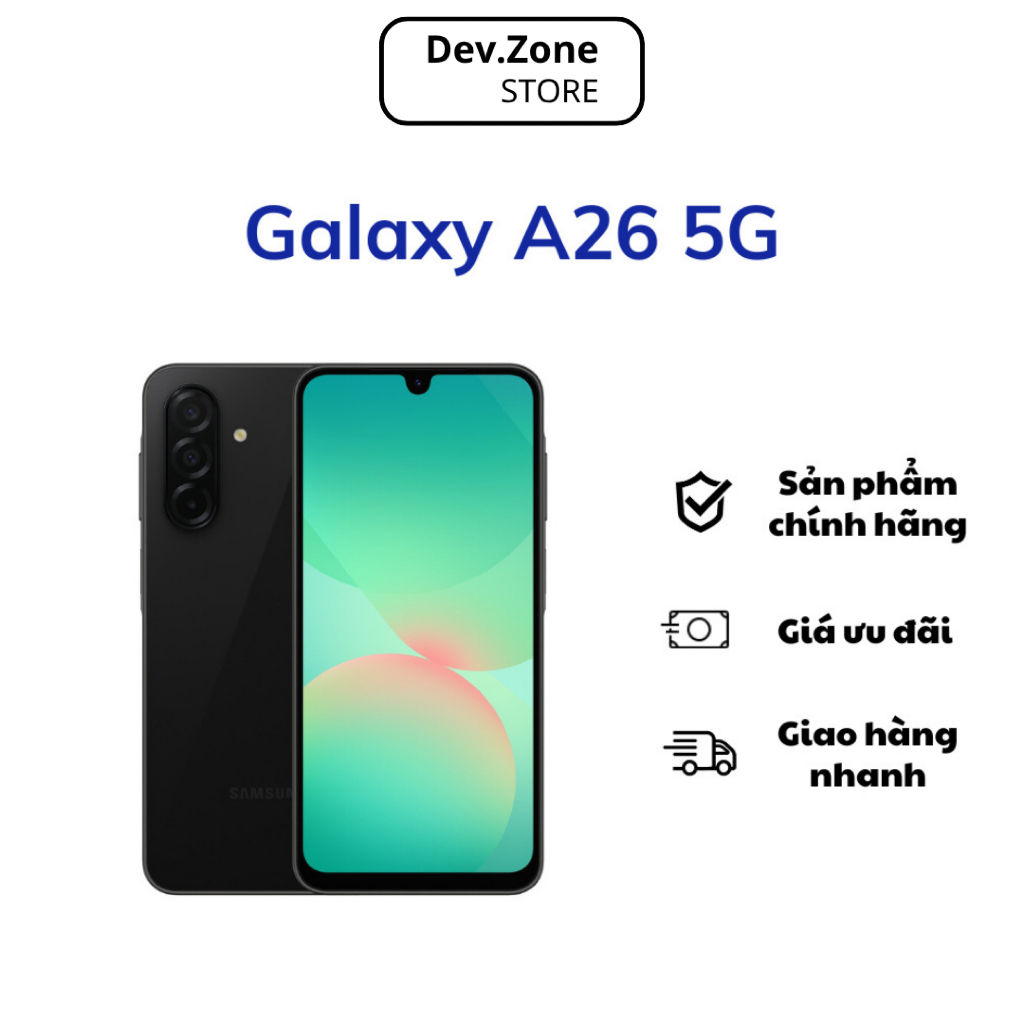 Điện Thoại Samsung Galaxy A26 5G 8GB/128GB - Dev.Zone Store