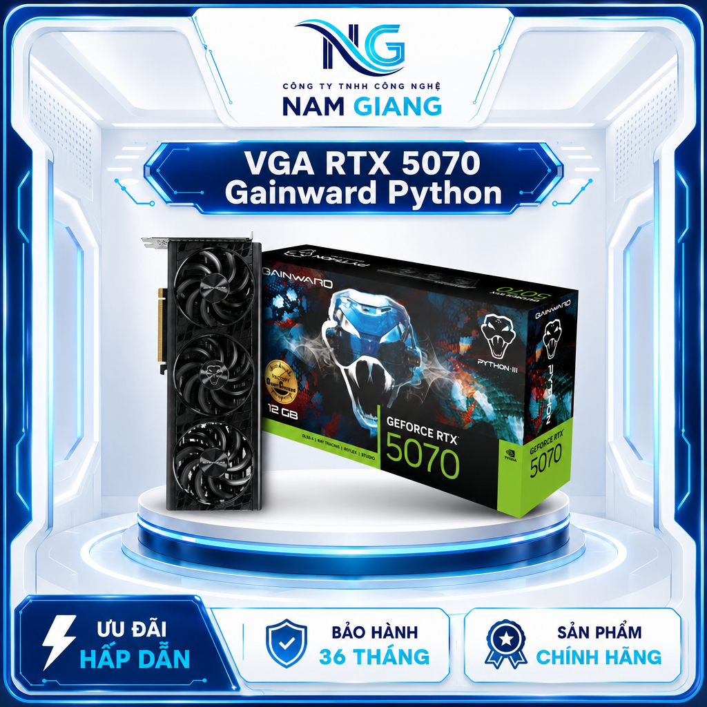 VGA Gainward RTX 5070 Python 3