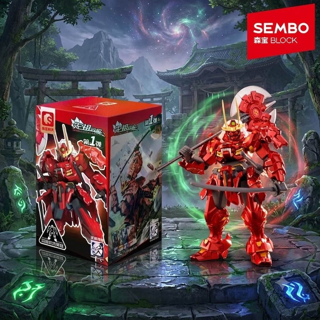 Mô Hình Lắp Ráp MOSHOW x SEMBO BLOCK Progenitor Effect Blind Box Chính Hãng