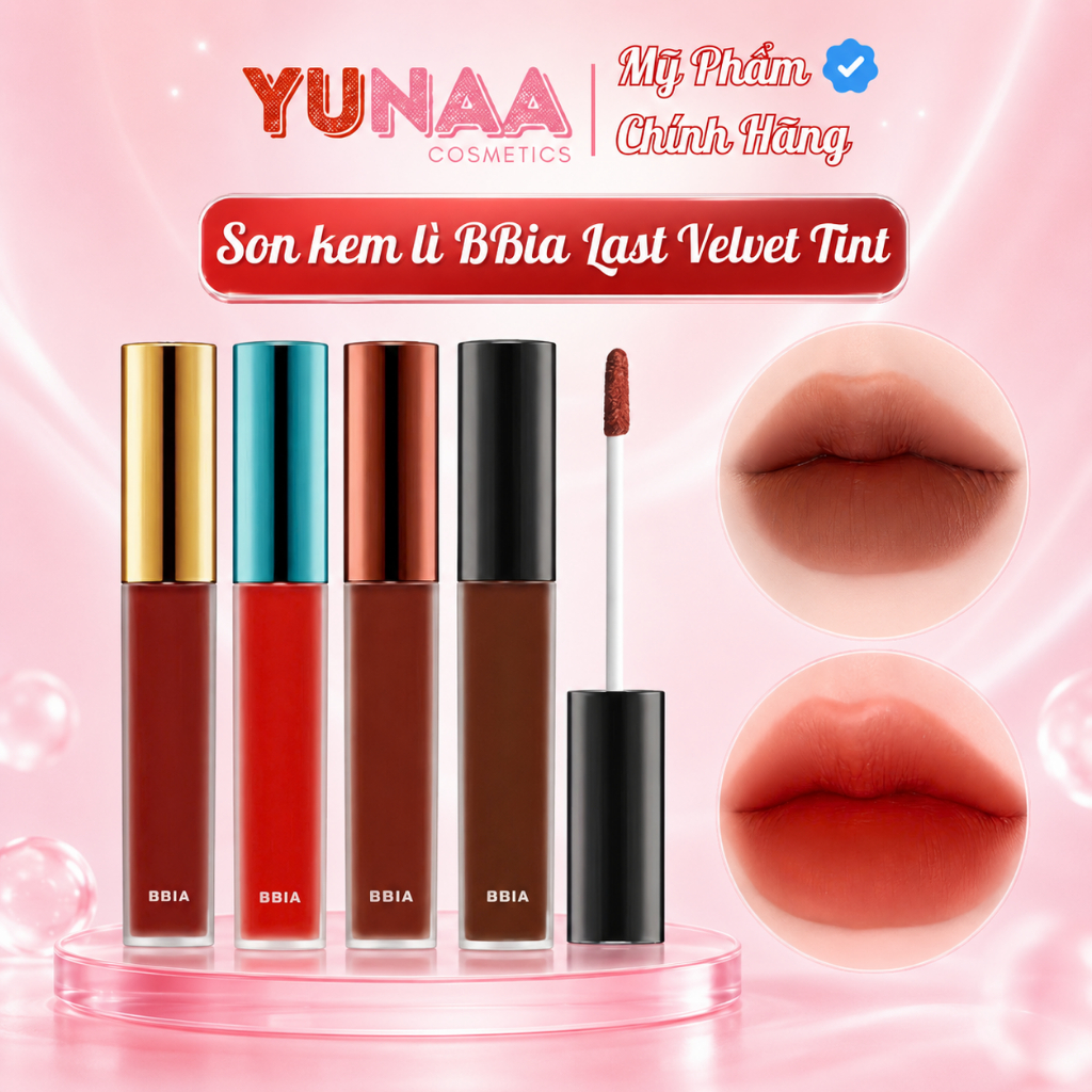 [Y097] Son kem Bbia Last Velvet Lip Tint - Son Bbia Full màu 02 04 12 14 23 24 25 36 38 39