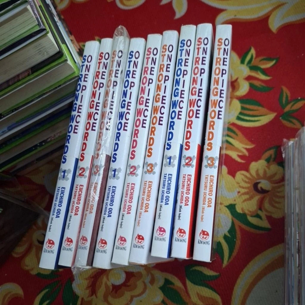 Truyện tranh - One Piece Strong Words - Combo tập 1 2 3 unseal cũ không quà ( 3 tập )