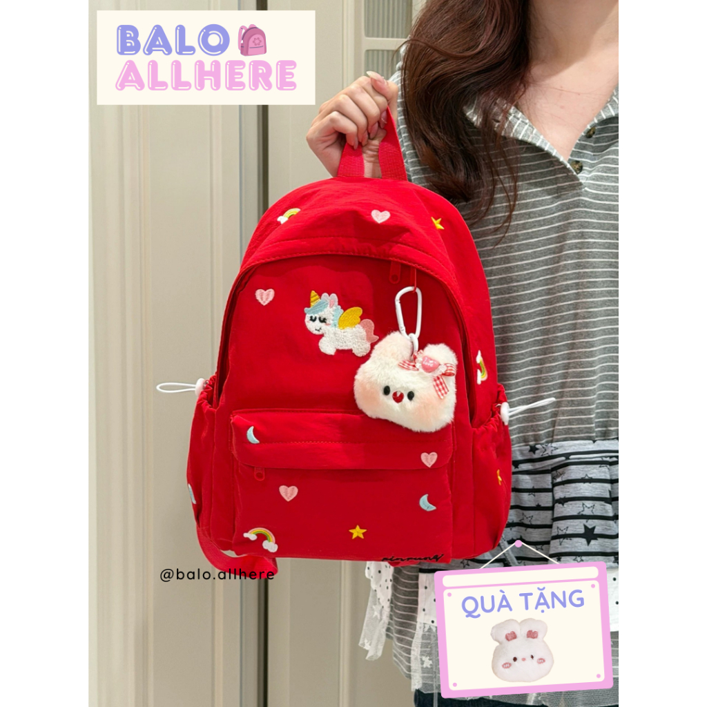 [ORDER] Balo Nhỏ Họa Tiết Dễ Thương Táo/ Ngựa BL07