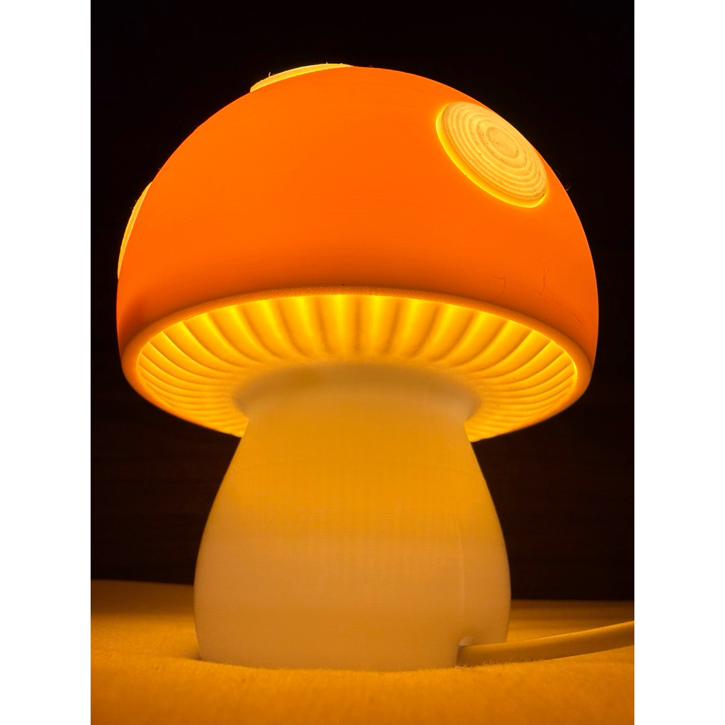 đèn ngủ decor nấm mario