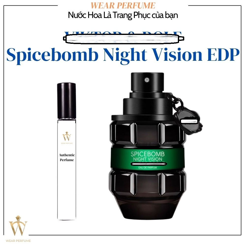 Fullsize 90ML - Nước hoa Nam V|ktor & Ro|f Spicebomb Night Vision EDP - Wear Perfume