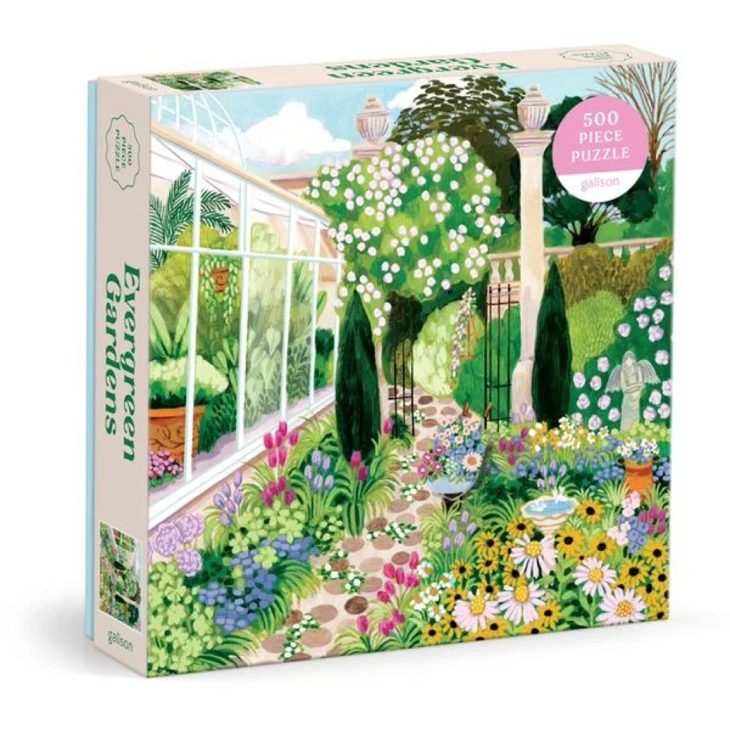 [HÀNG CÓ SẴN] GALISON PUZZLE 500pcs EVERGREEN GARDENS