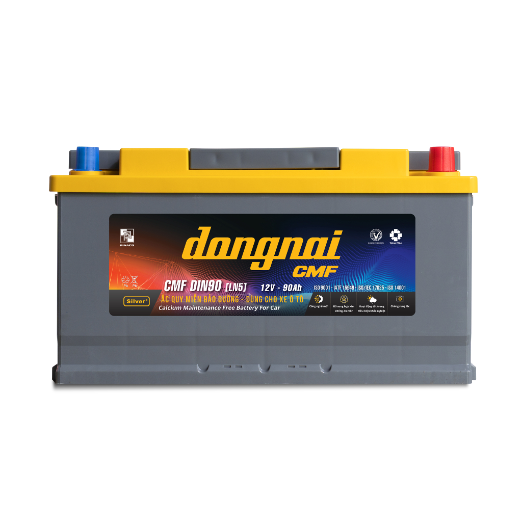 Ắc quy khô miễn bảo dưỡng Đồng Nai CMF DIN90 [LN5] - 12V - 90Ah