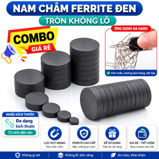 Nam châm Ferrite đen tròn nhiều kích thước