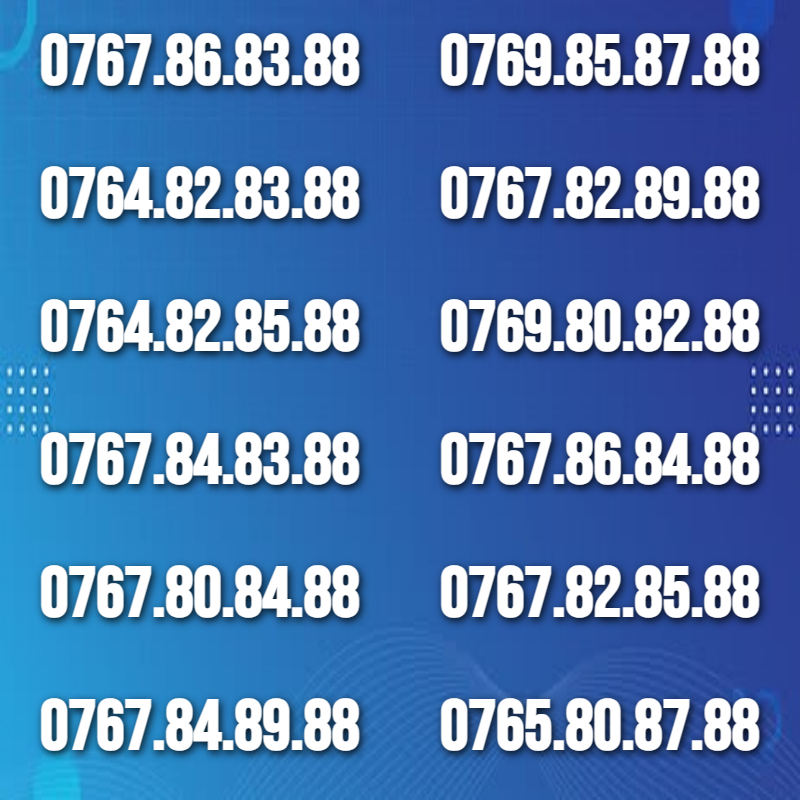 (Sim Đặc Biệt + Có Esim) Sim Mobifone số đẹp đầu 09 đuôi tiến lên phong thủy dễ nhớ (ĐKCC)