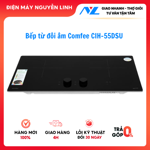 Bếp từ đôi âm Comfee CIH-55DSU