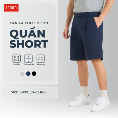 Quần soóc nam CANIFA 8BS26S019