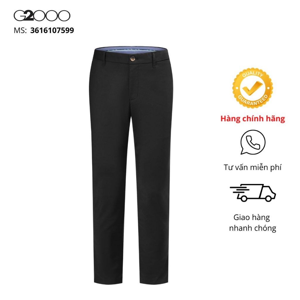 Quần kaki nam G2000 (3616107599) Màu Đen