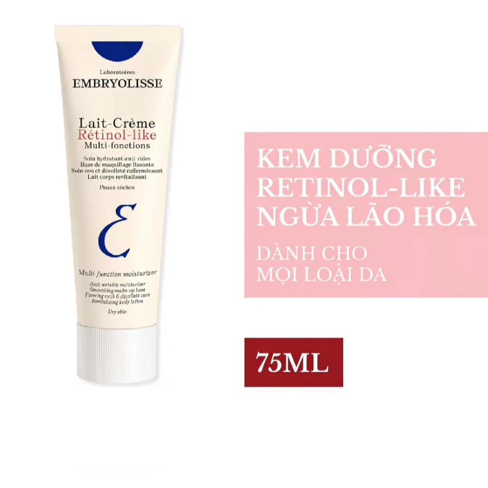 Kem Dưỡng Ẩm Phục Hồi Da Căng Mịn Embryolisse Lait Crème Retinol Like 75ml (shop_beauty_68)